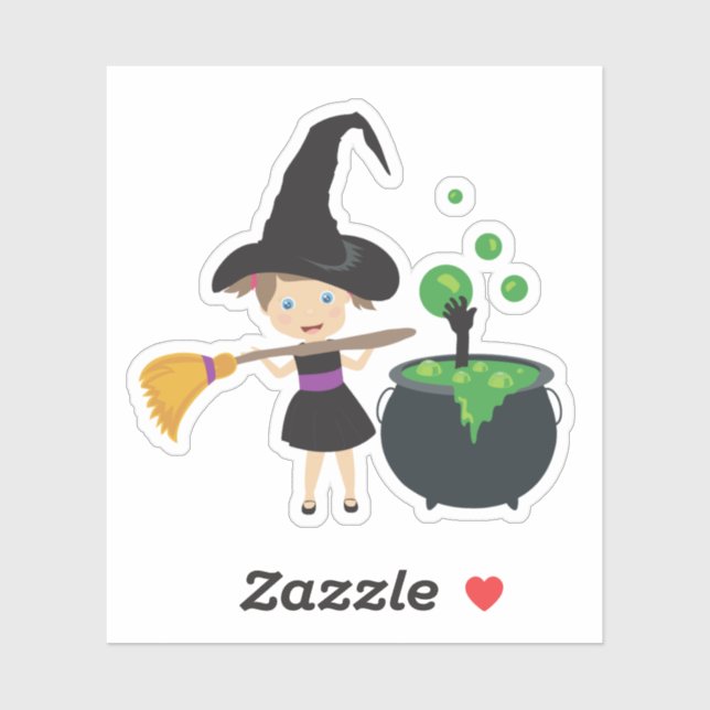 Cute Halloween Witch (Sheet)