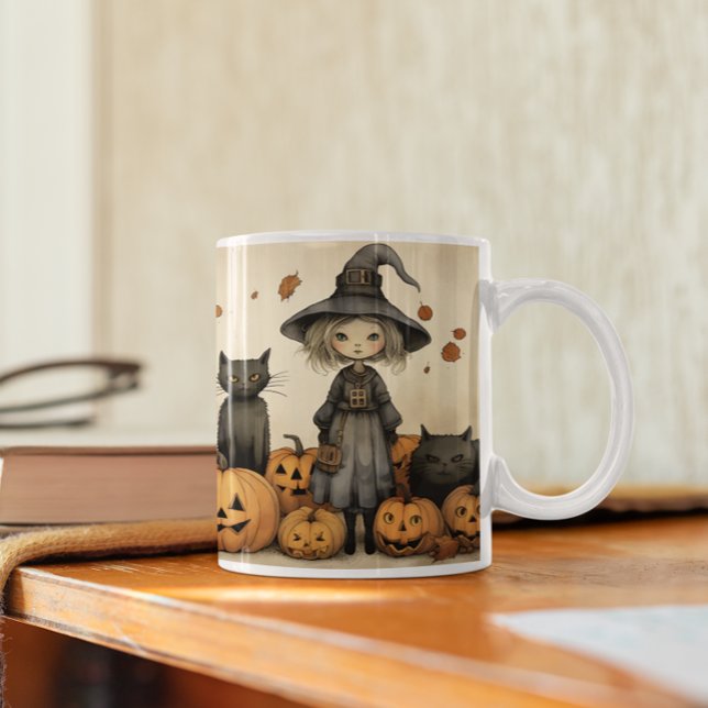 Cute Halloween Witch 15 Mug (Cute Halloween Witch version 15 Mug
)