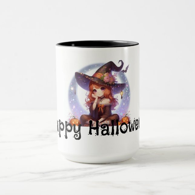 Cute Halloween Witch Mug (Center)