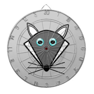Cute Halloween Wolf Dart Board