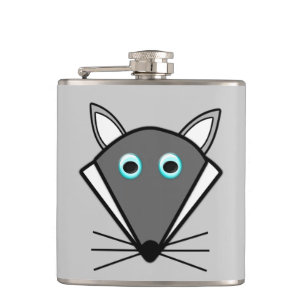 Cute Halloween Wolf Flask
