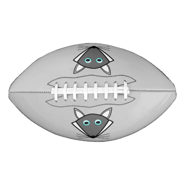 Cute Halloween Wolf Football (Front)