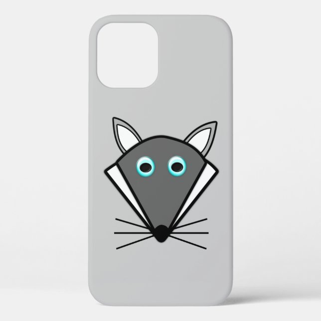 Cute Halloween Wolf iPhone Case (Back)