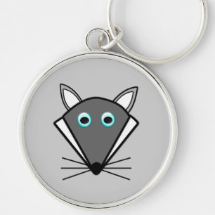 Cute Halloween Wolf Keychain