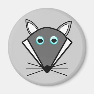 Cute Halloween Wolf Magnet