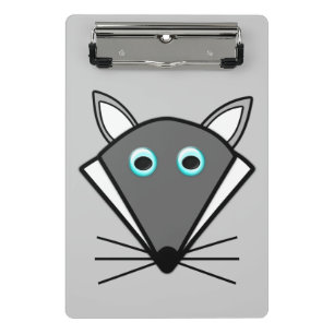 Cute Halloween Wolf Mini Clipboard