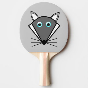 Cute Halloween Wolf Ping Pong Paddle