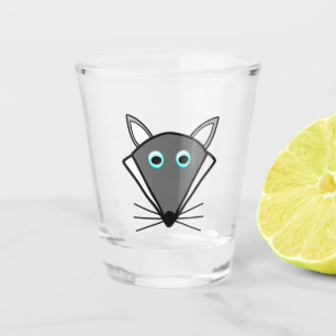 Cute Halloween Wolf Shot Glass