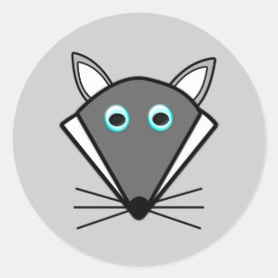 Cute Halloween Wolf Stickers