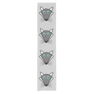 Cute Halloween Wolf Table Runner