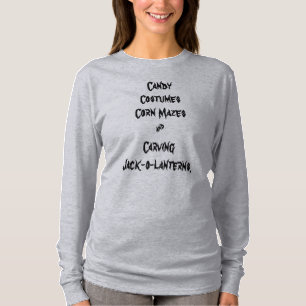 Cute Halloween Word List Women's T-Shirt