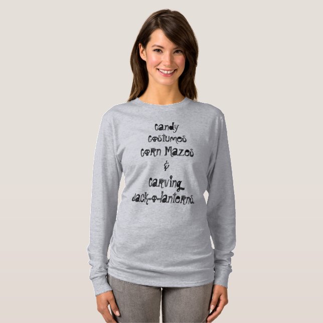 Cute Halloween Word List Women's T-Shirt (Front Full)