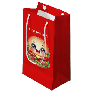 Cute hamburger lovers party  small gift bag