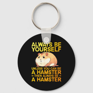 Cute Hamster Design For Men Women Kids Dwarf Hamst Key Ring