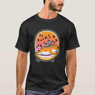 Cute Hamster Exercising Hamster Workout Gym Rat Mo T-Shirt
