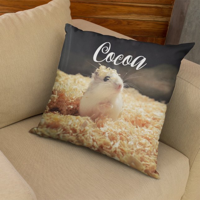 Cute Hamster Gift For Hamster Lovers Cushion (Creator Uploaded)