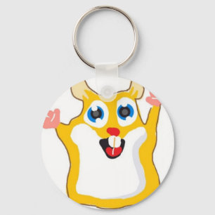 Cute hamster keychain for kids