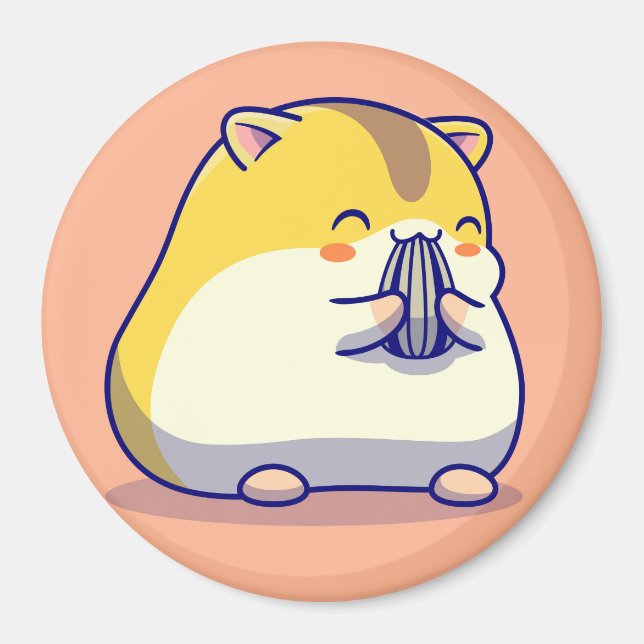 Cute Hamster Magnet (Front)