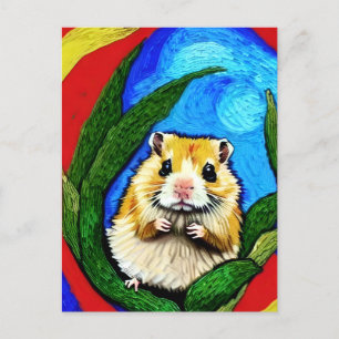 Cute Hamster Postcard
