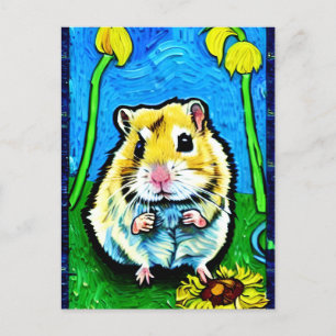 Cute Hamster Postcard