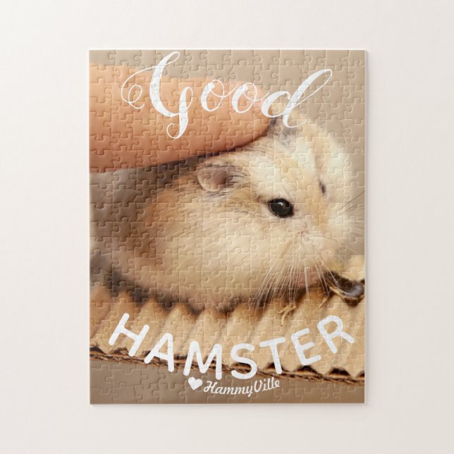 Cute Hamter being a Good Hamster Jigsaw Puzzle (Vertical)