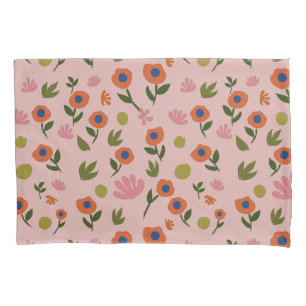 Cute hand drawing flower pattern Pillowcase