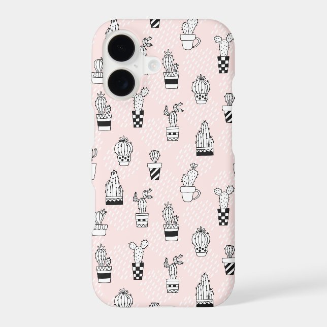 Cute Hand Drawn Cactus Pattern (Back)