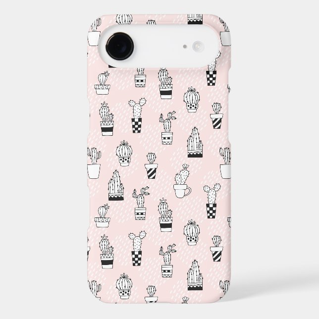 Cute Hand Drawn Cactus Pattern Case-Mate Samsung Galaxy Case (Back)