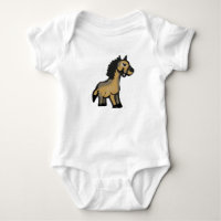 Cute Hand Drawn Cartoon Horse Art