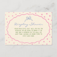 Cute Hand Drawn Colourful Display Shower