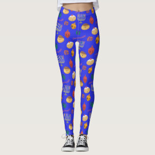 Cute Hannukah Patterned Leggings