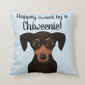 Cute Happily Owned Chiweenie | Chihuahua Dachshund Cushion