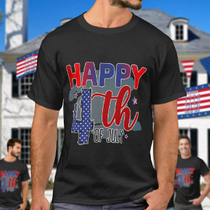 Cute Happy 4th Of July T-Shirt