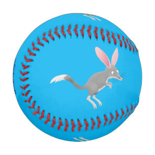Cute happy Australian bilby cartoon Baseball