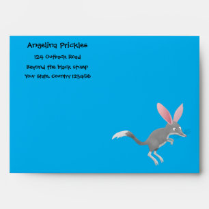 Cute happy Australian bilby cartoon Envelope