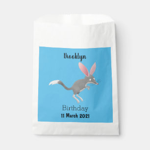 Cute happy Australian bilby cartoon Favour Bags
