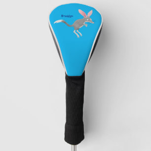 Cute happy Australian bilby cartoon Golf Head Cover