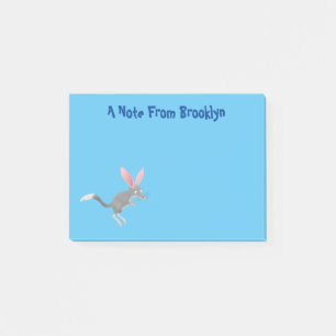 Cute happy Australian bilby cartoon Post-it Notes