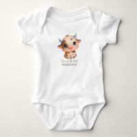 Cute Happy Baby Cow