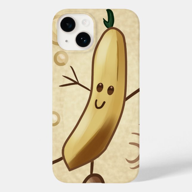 Cute happy banana Case-Mate iPhone case (Back)
