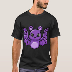 Cute Happy Bat Halloween T-Shirt