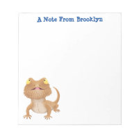 Cute happy bearded dragon lizard cartoon