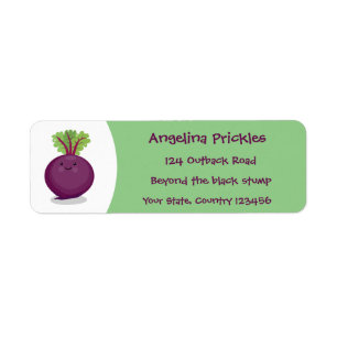 Cute happy beet root kitchen cartoon illustration