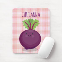 Cute happy beet root kitchen cartoon illustration