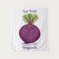 Cute happy beet root kitchen cartoon illustration