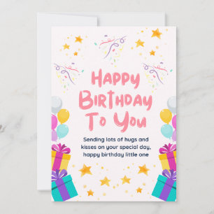 Cute Happy Birthday Card 
