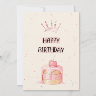 Cute Happy Birthday Card