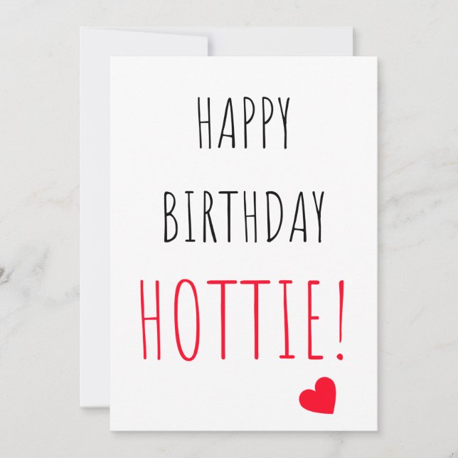 Cute Happy Birthday Card for Him and Her (Front)