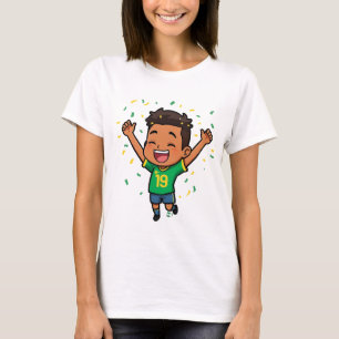Cute Happy Boy Women's T-Shirt  Funny Kids Charact