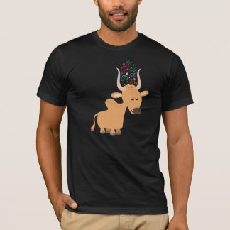 Cute Happy Brahman Cow T-Shirt